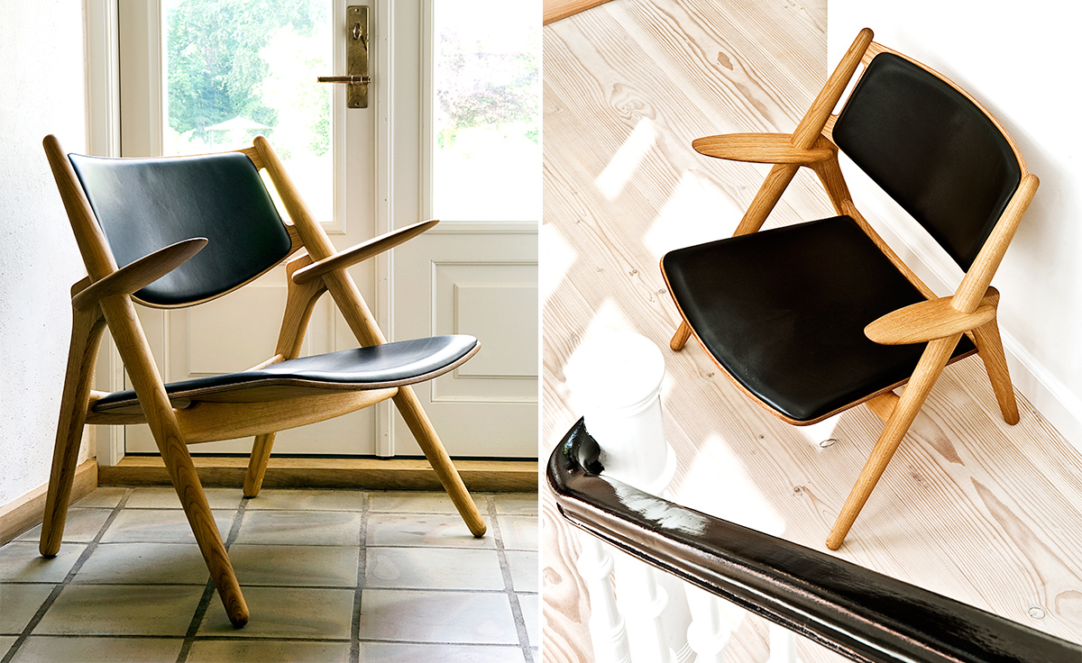 ch28p upholstered easy chair