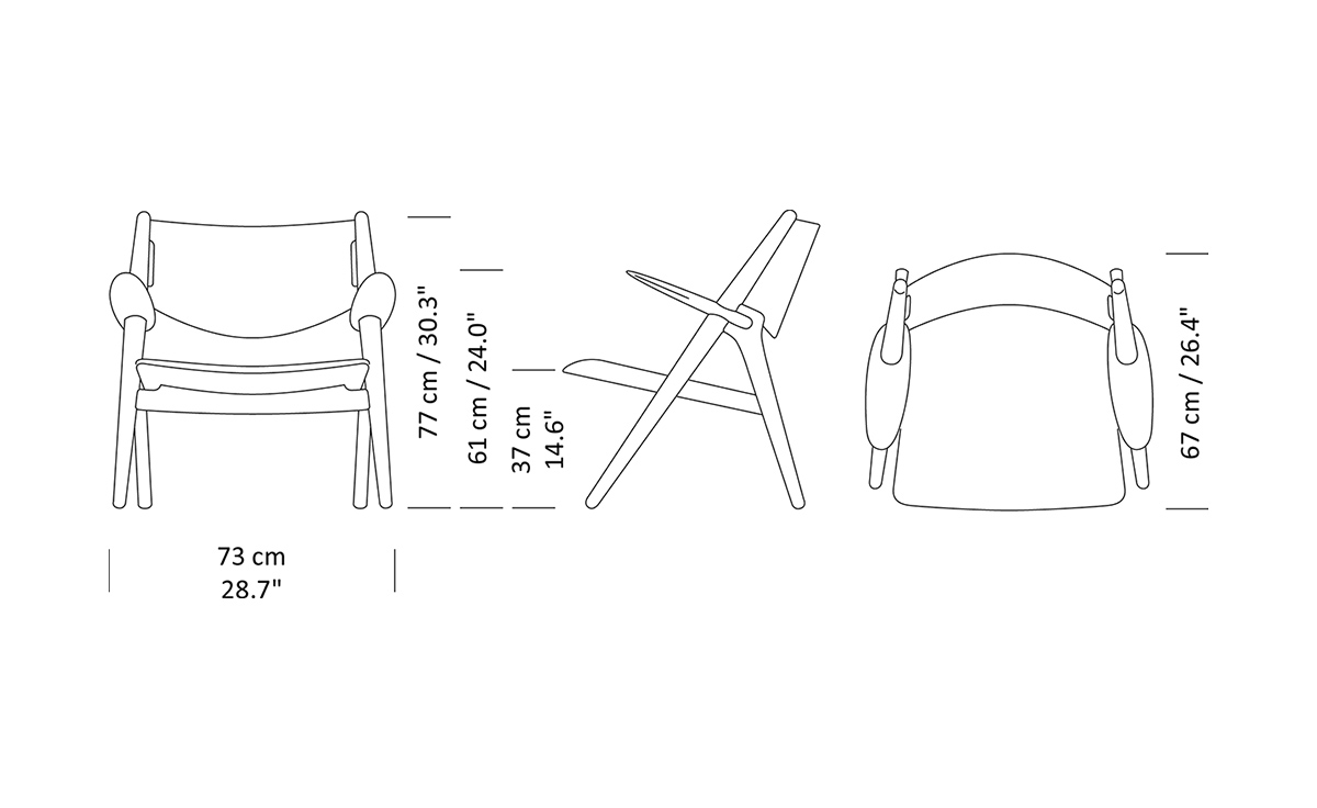ch28p upholstered easy chair