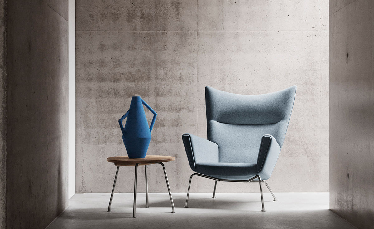 ch445 wing lounge chair