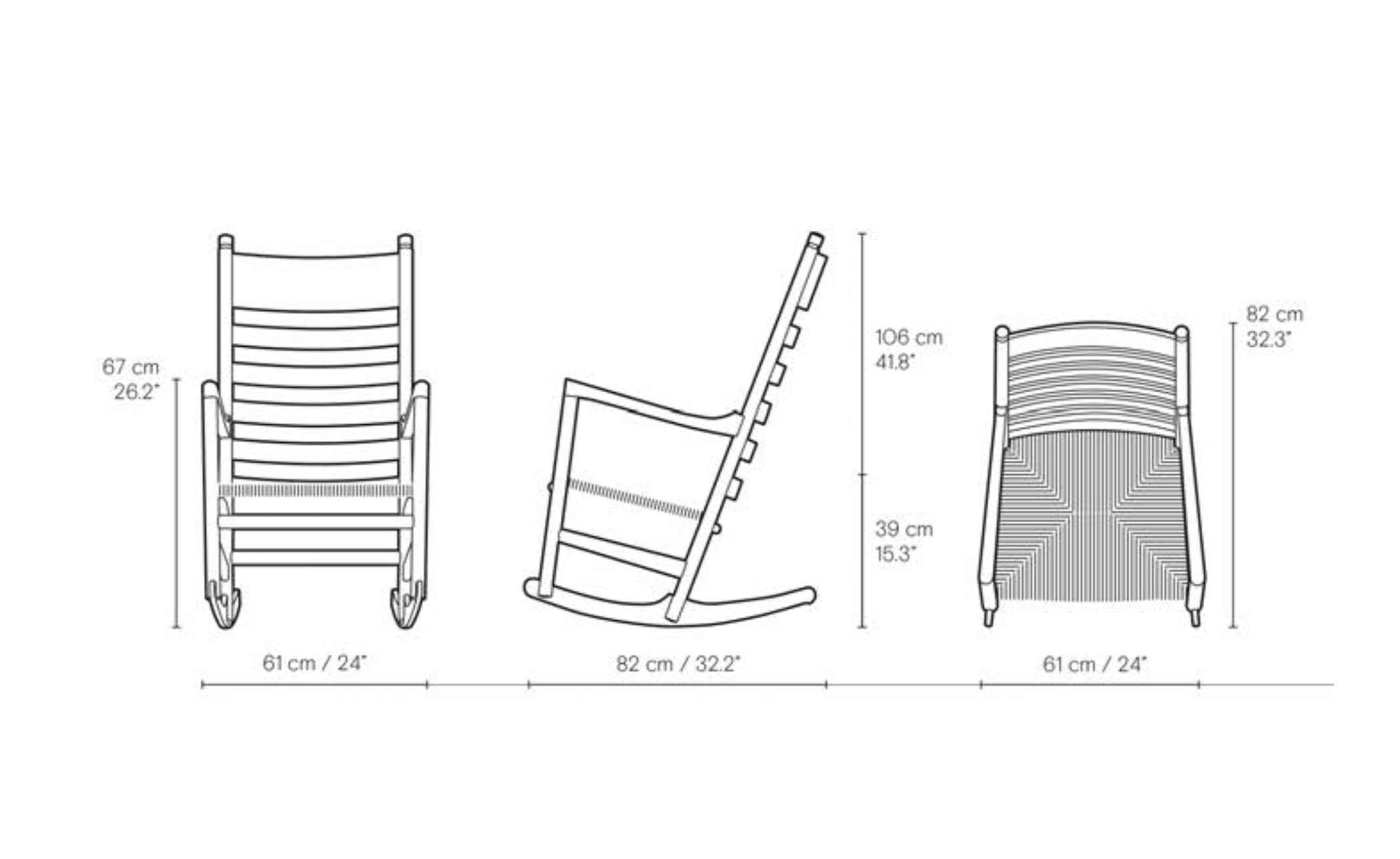 CH45 Rocking Chair