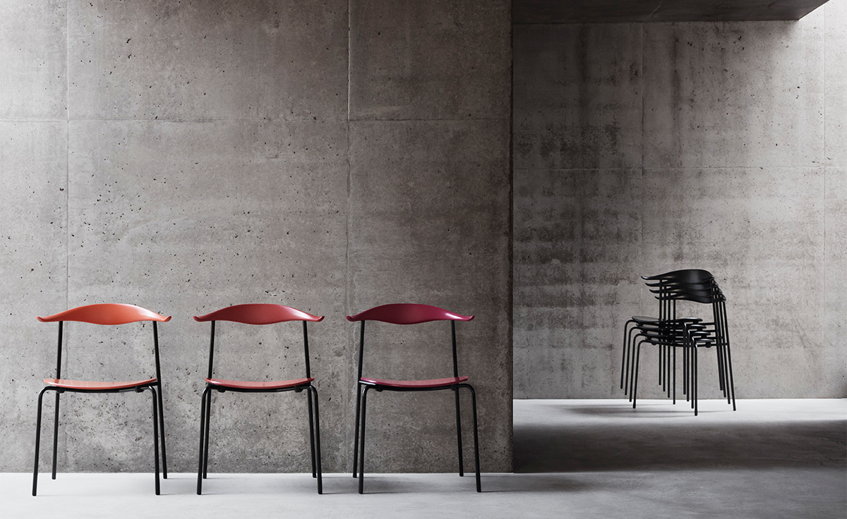 hans wegner ch88t stacking chair