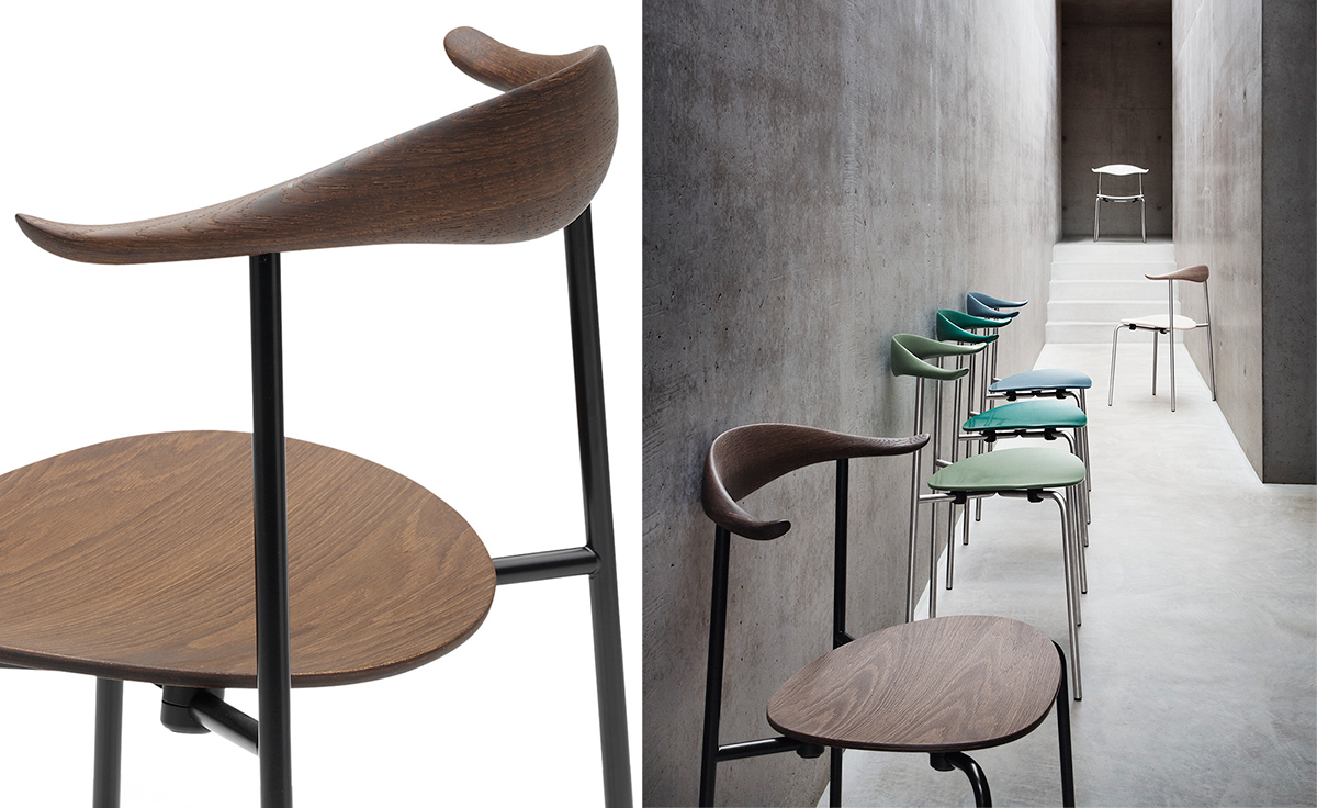 hans wegner ch88t stacking chair