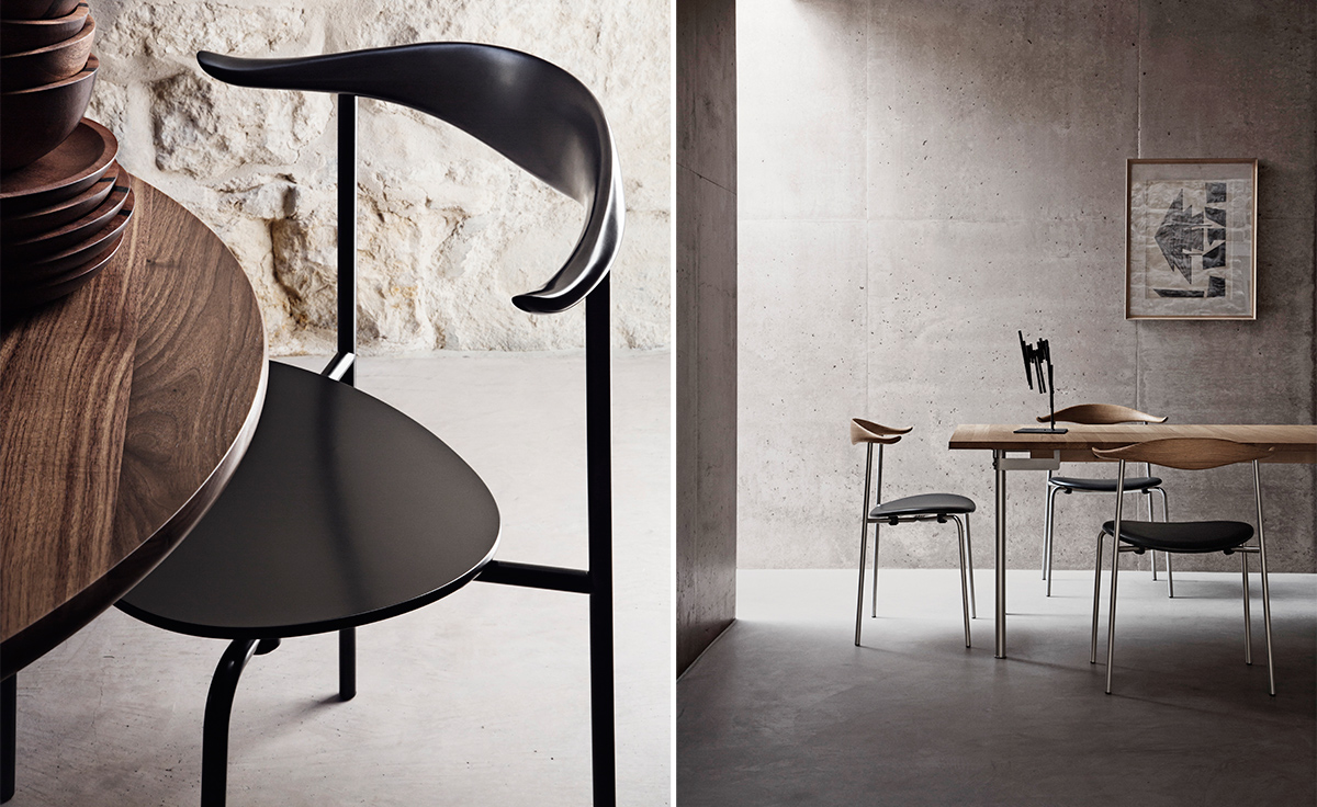 hans wegner ch88t stacking chair