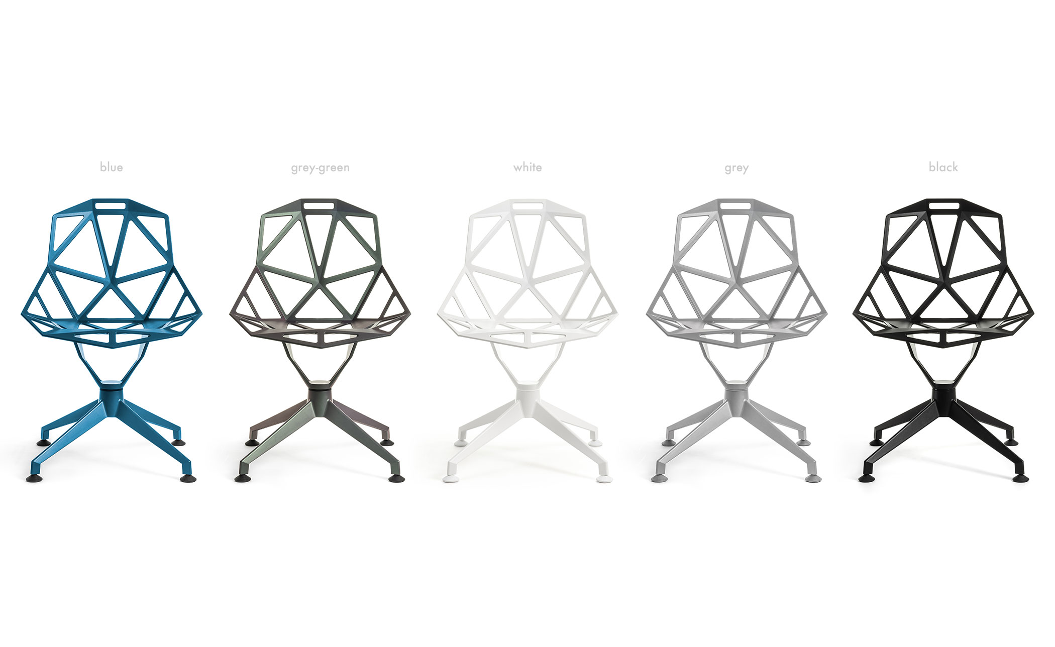 magis chair one with 4 star base