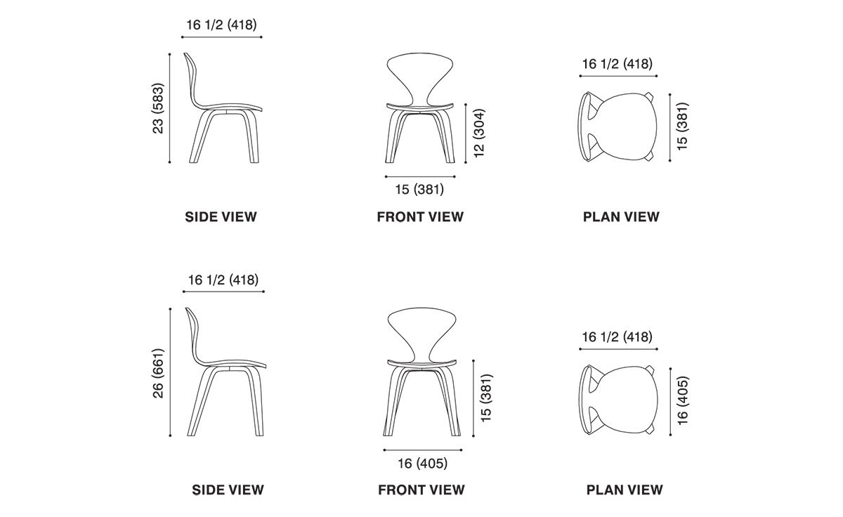 cherner children chair