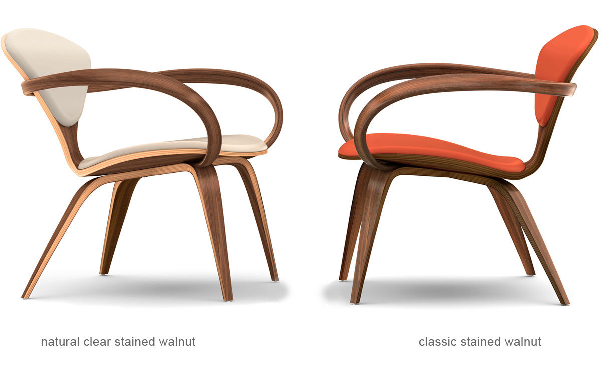 cherner lounge arm chair & ottoman