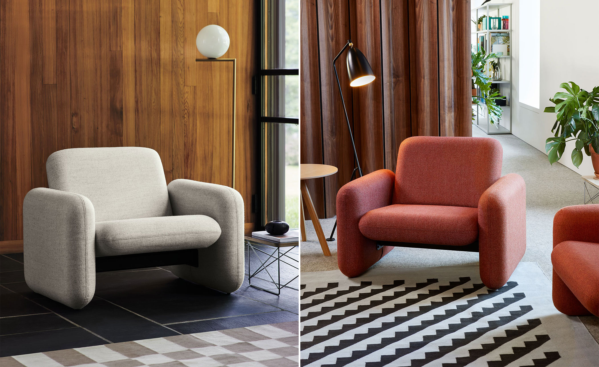 ray wilkes chiclet chair