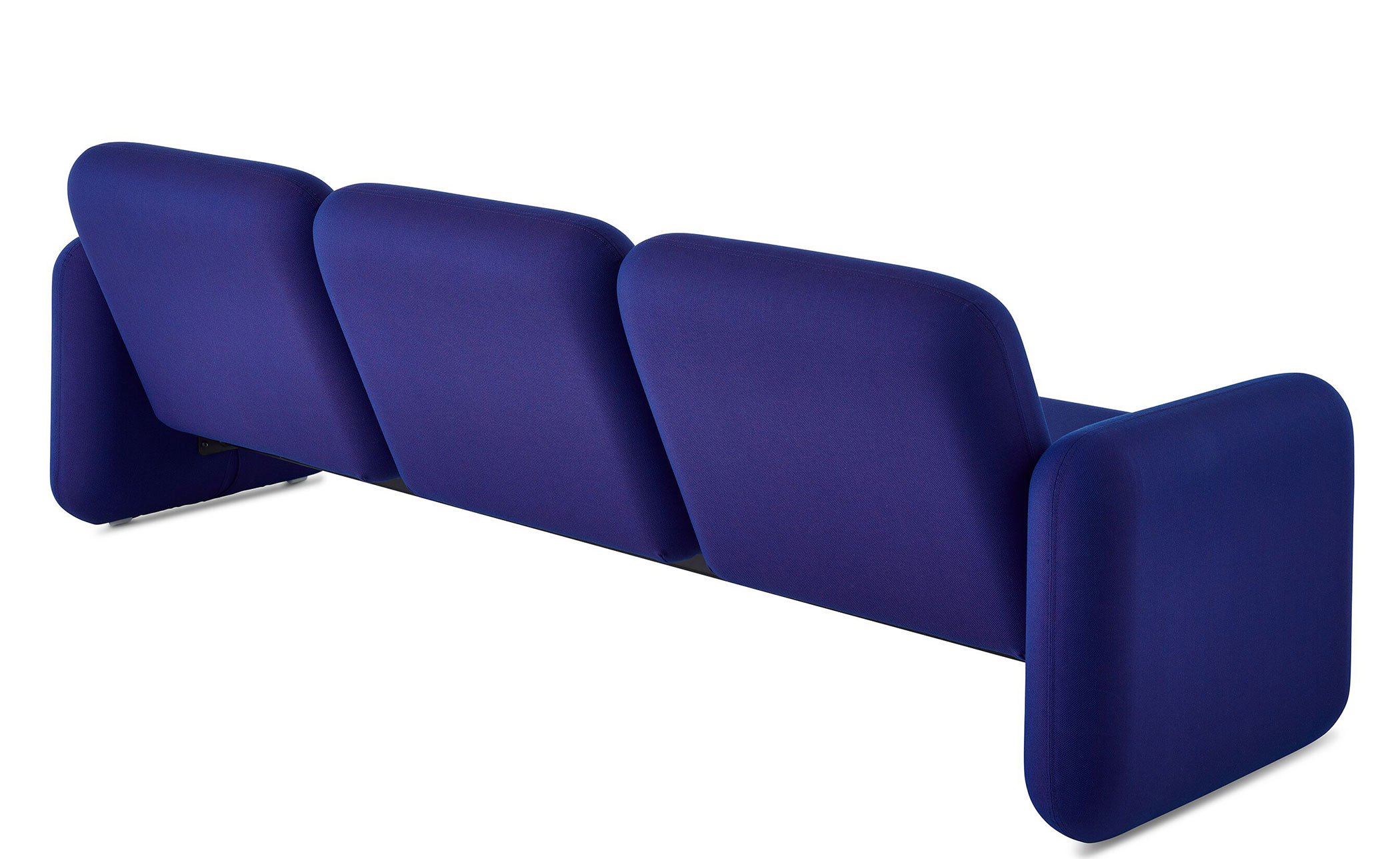 ray wilkes three seat chiclet sofa