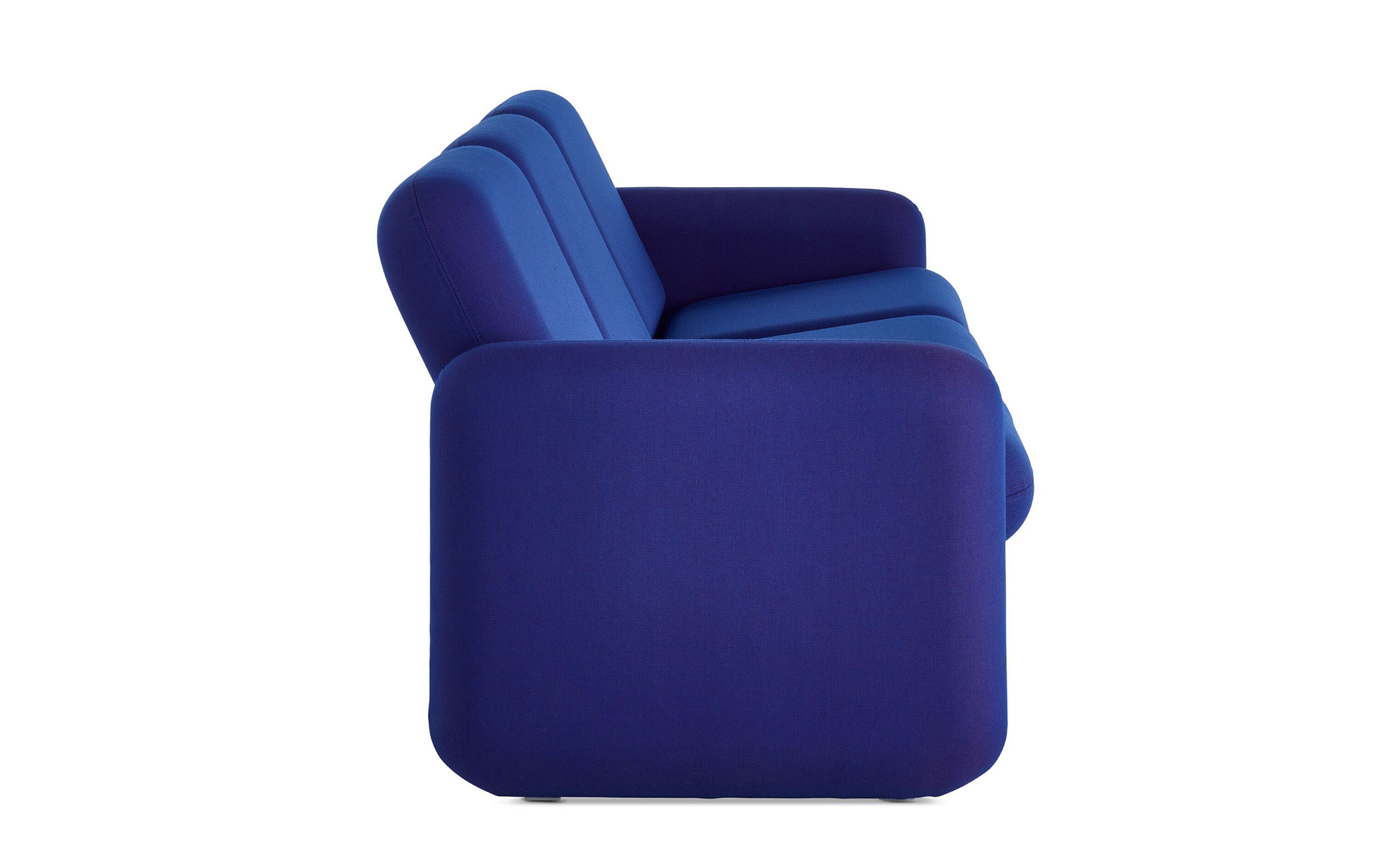 ray wilkes three seat chiclet sofa