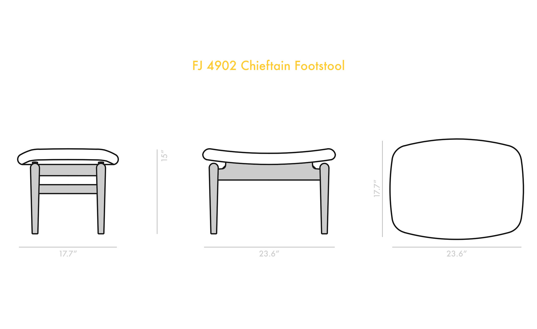 Chieftain Footstool