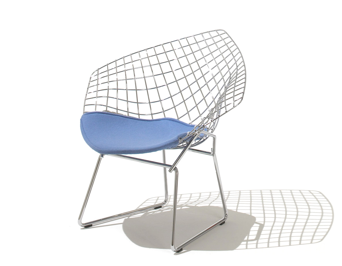 child's diamond chair with seat cushion