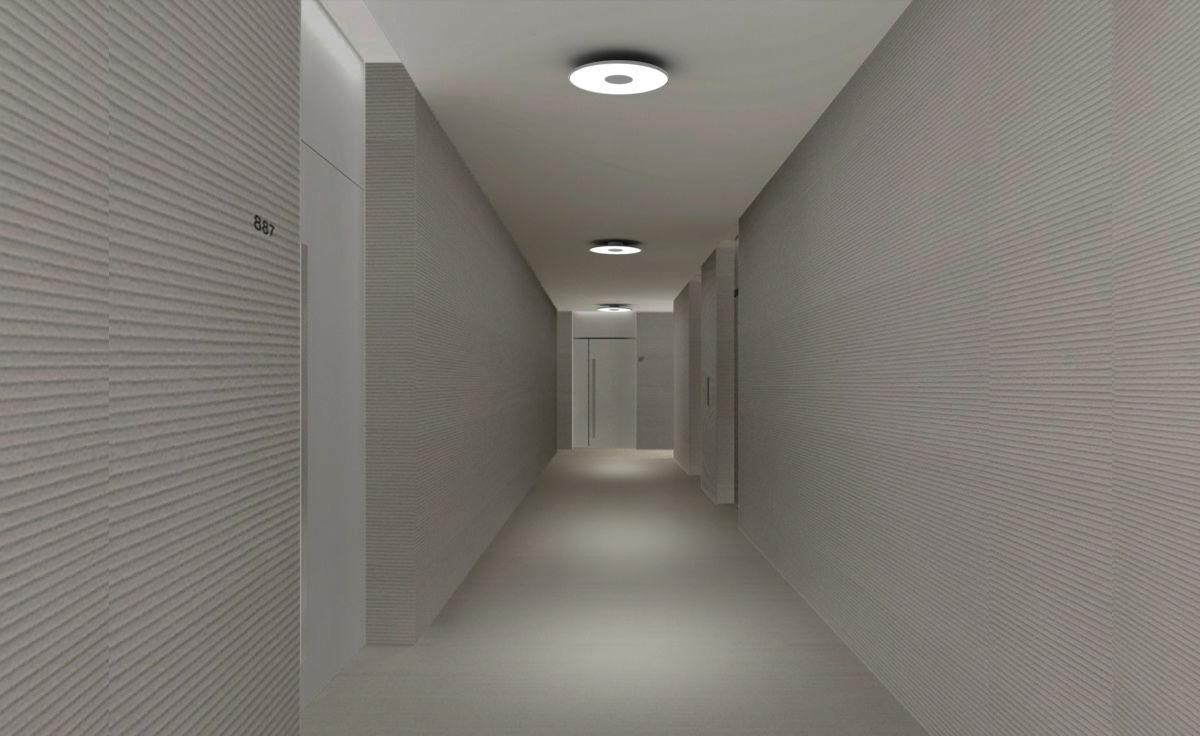 circa flush 16 led lamp