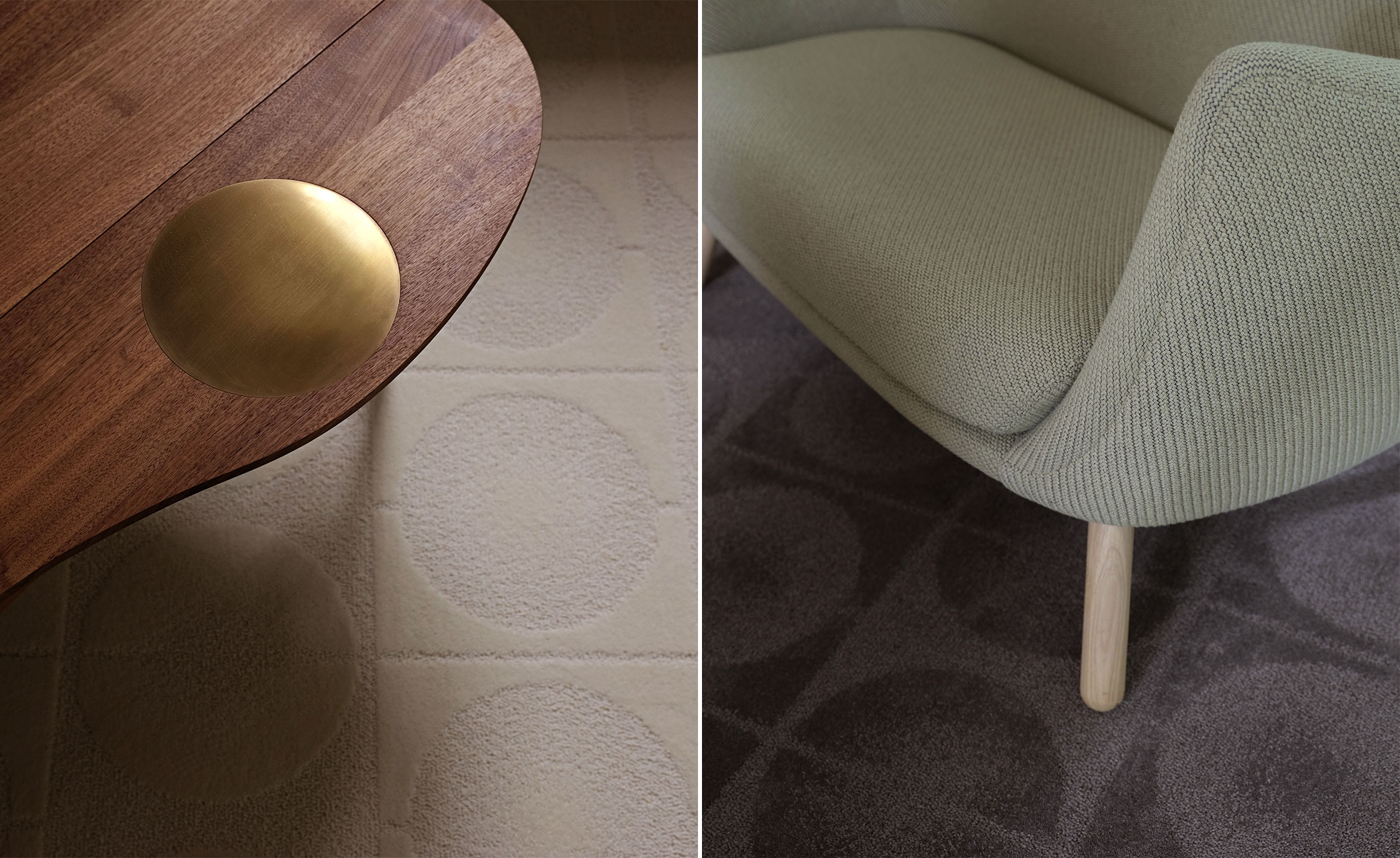 Circle Rug Undyed