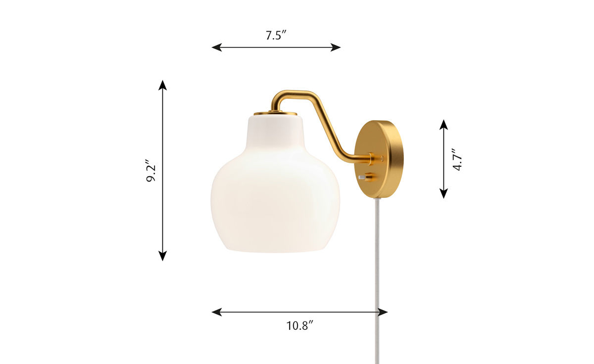 vl ring crown single wall lamp