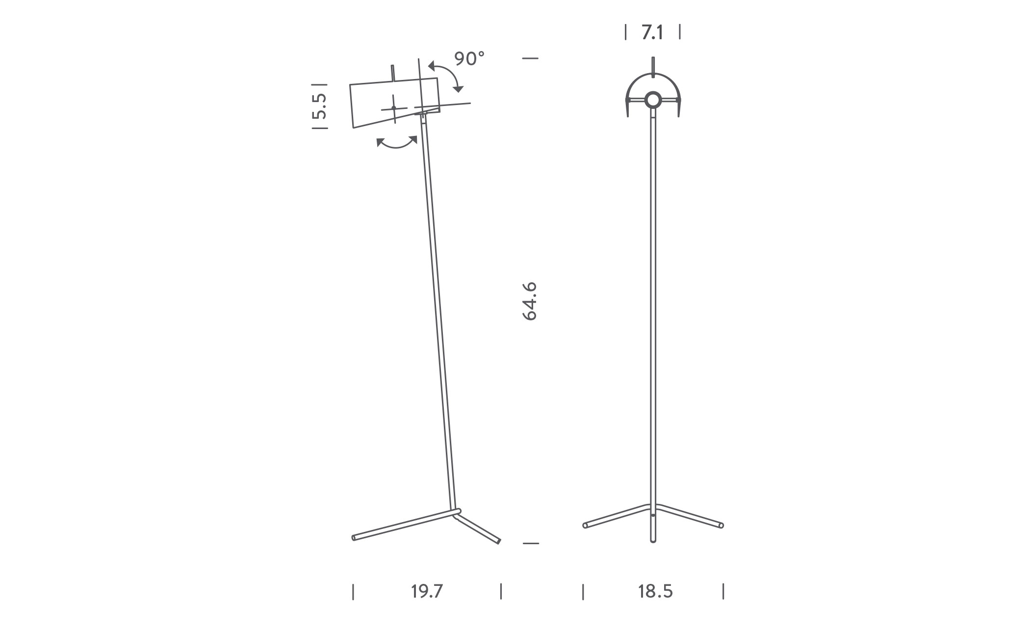 claritas floor lamp