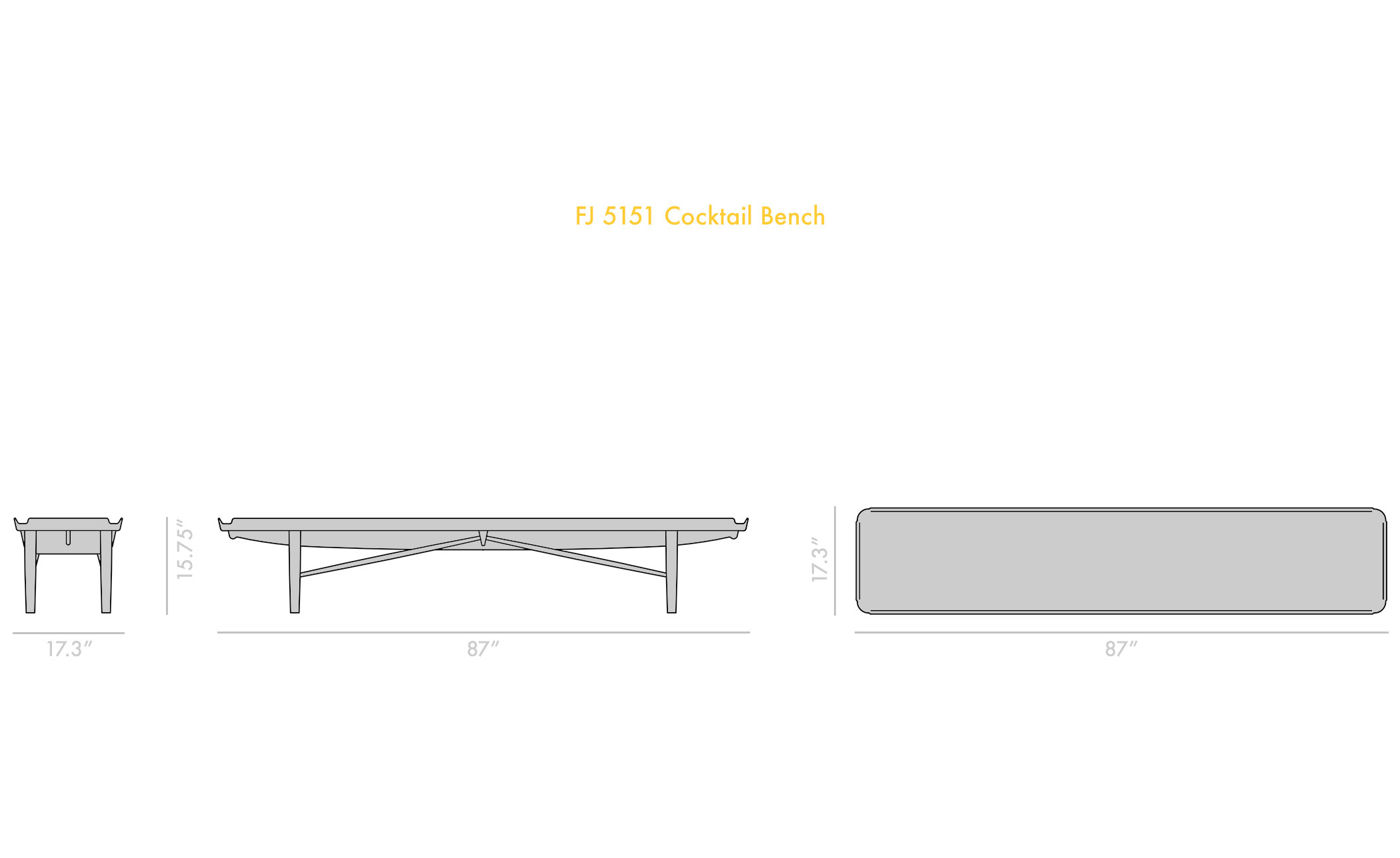 Cocktail Bench