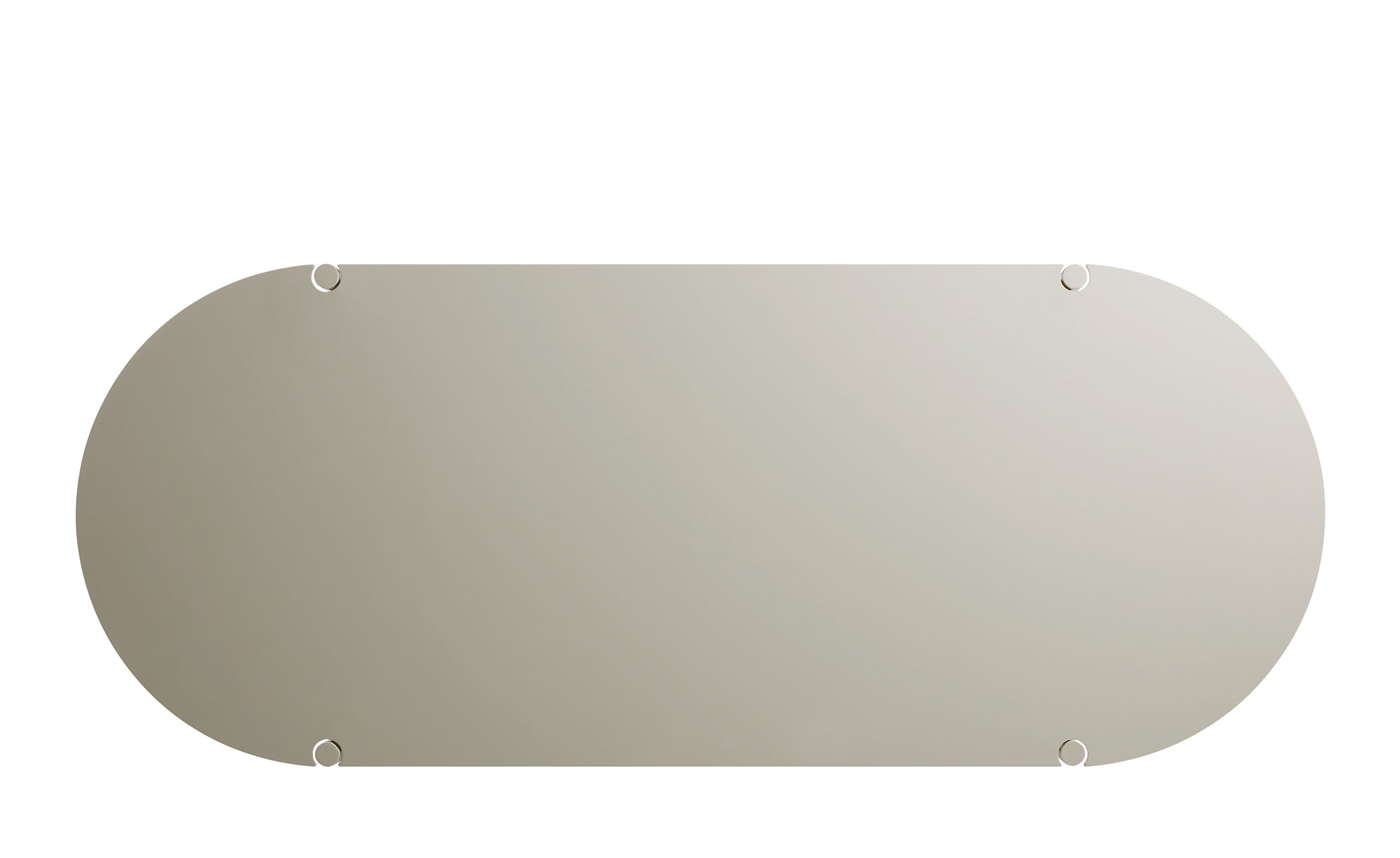 comeuppance capsule shape 82" dining table