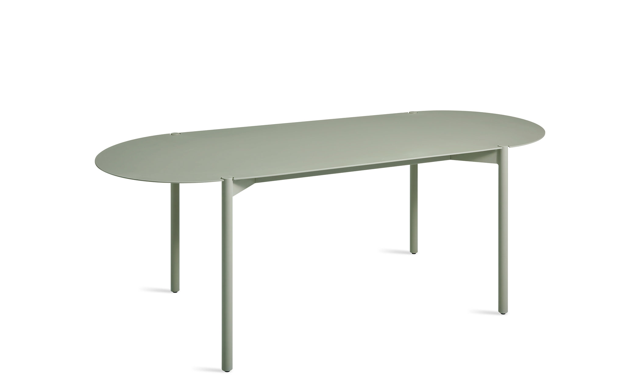 comeuppance capsule shape 82" dining table