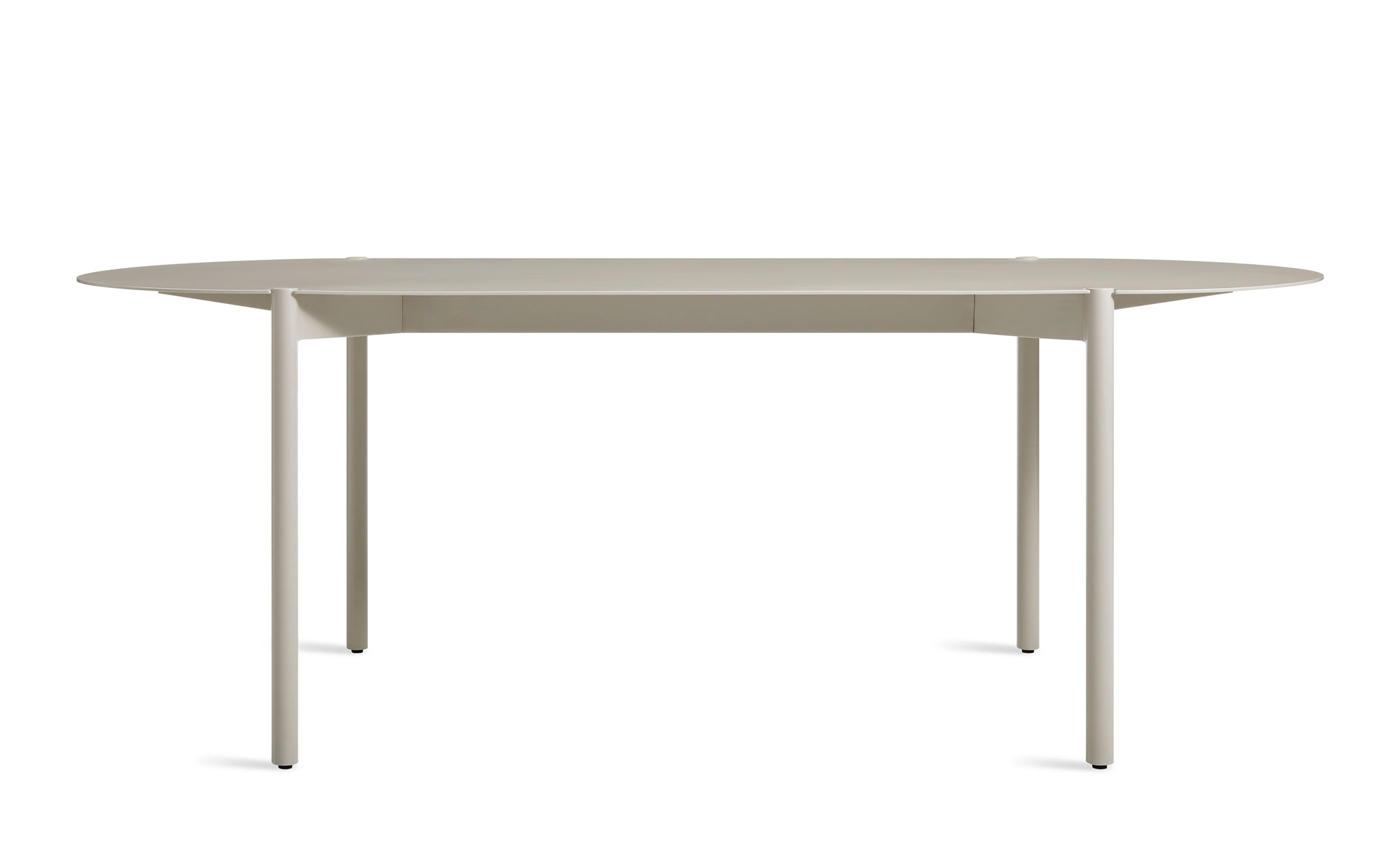 comeuppance capsule shape 82" dining table