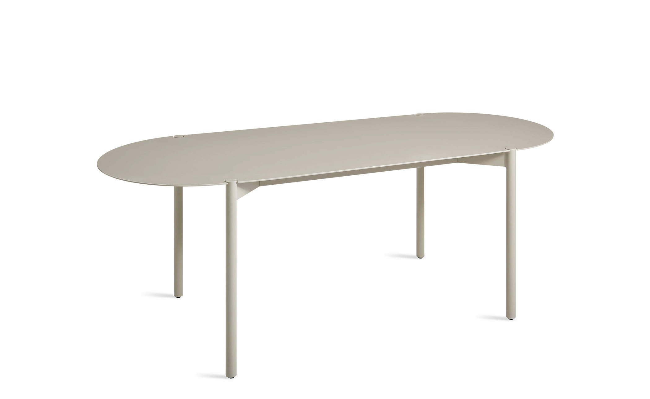 comeuppance capsule shape 82" dining table