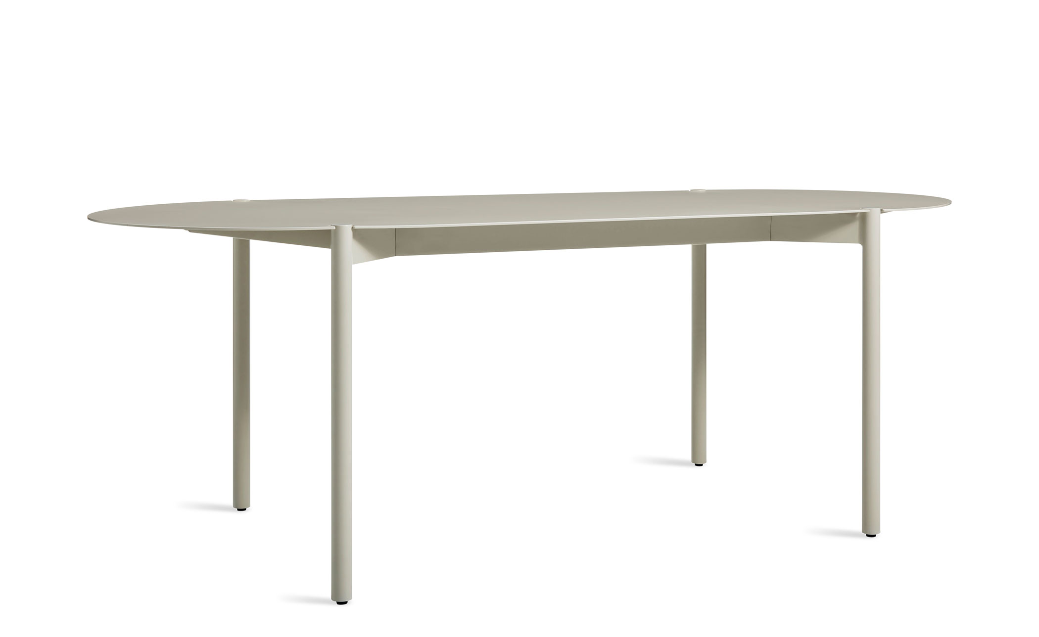 comeuppance capsule shape 82" dining table