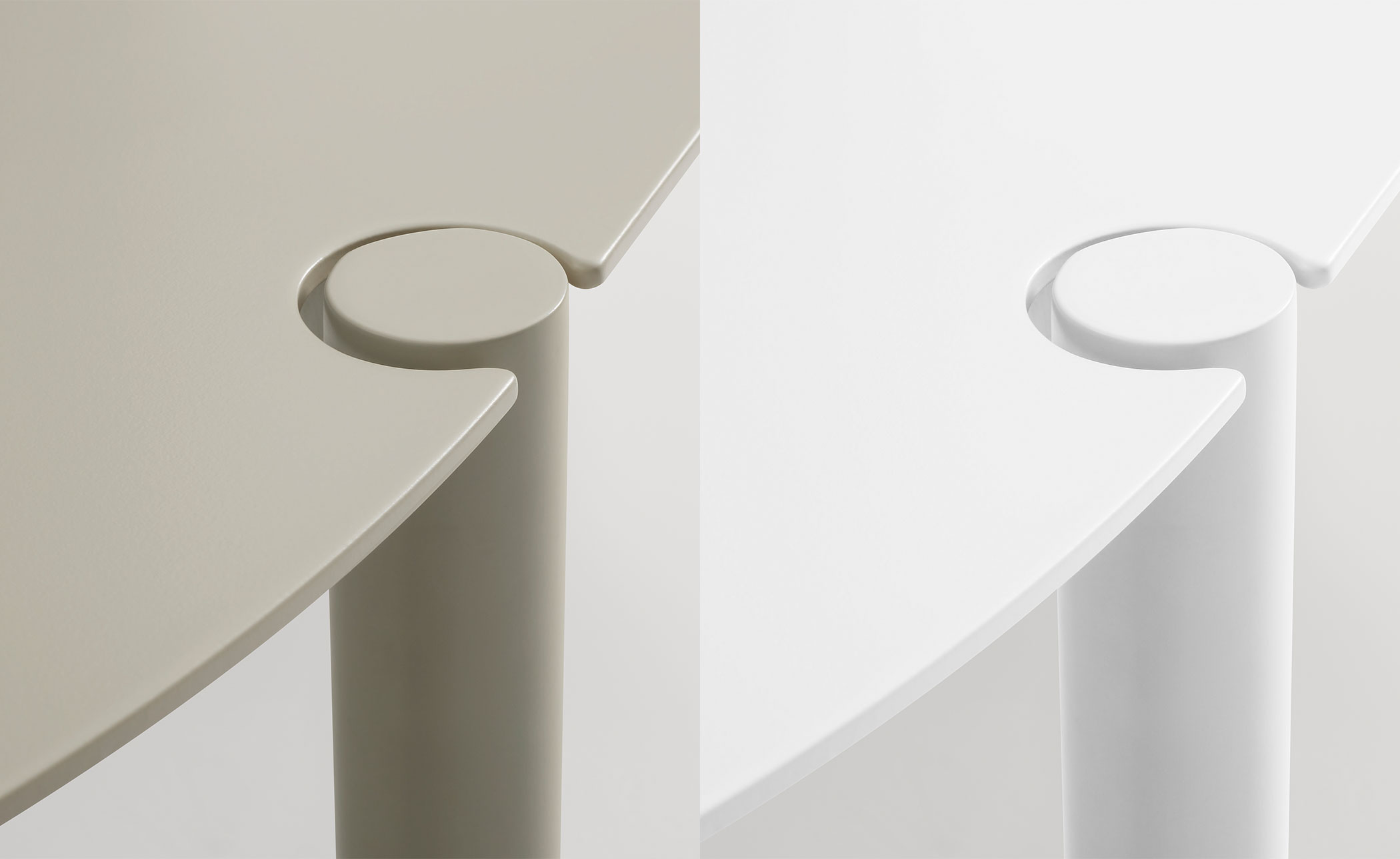 comeuppance capsule shape 82" dining table