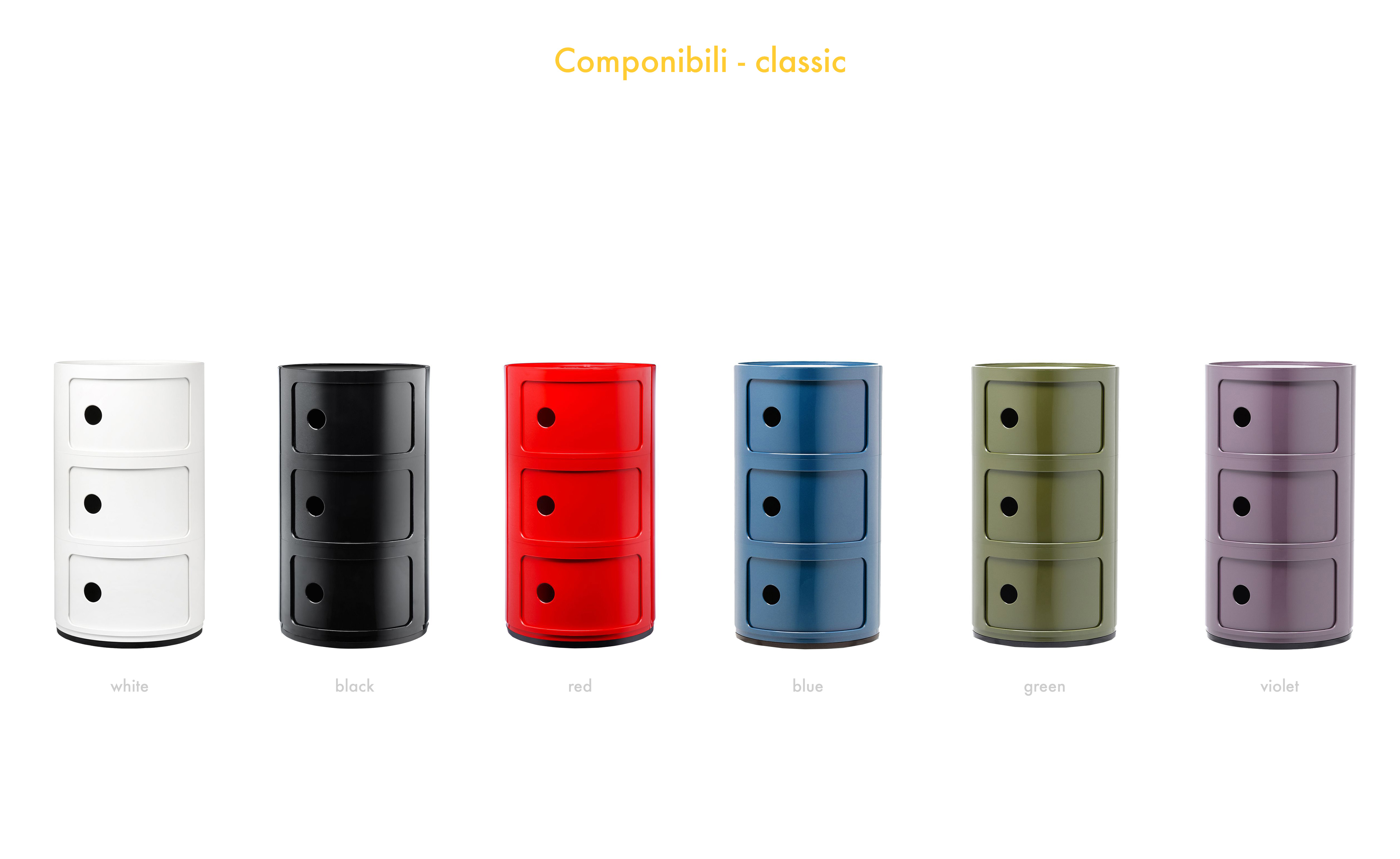 componibili three level storage module