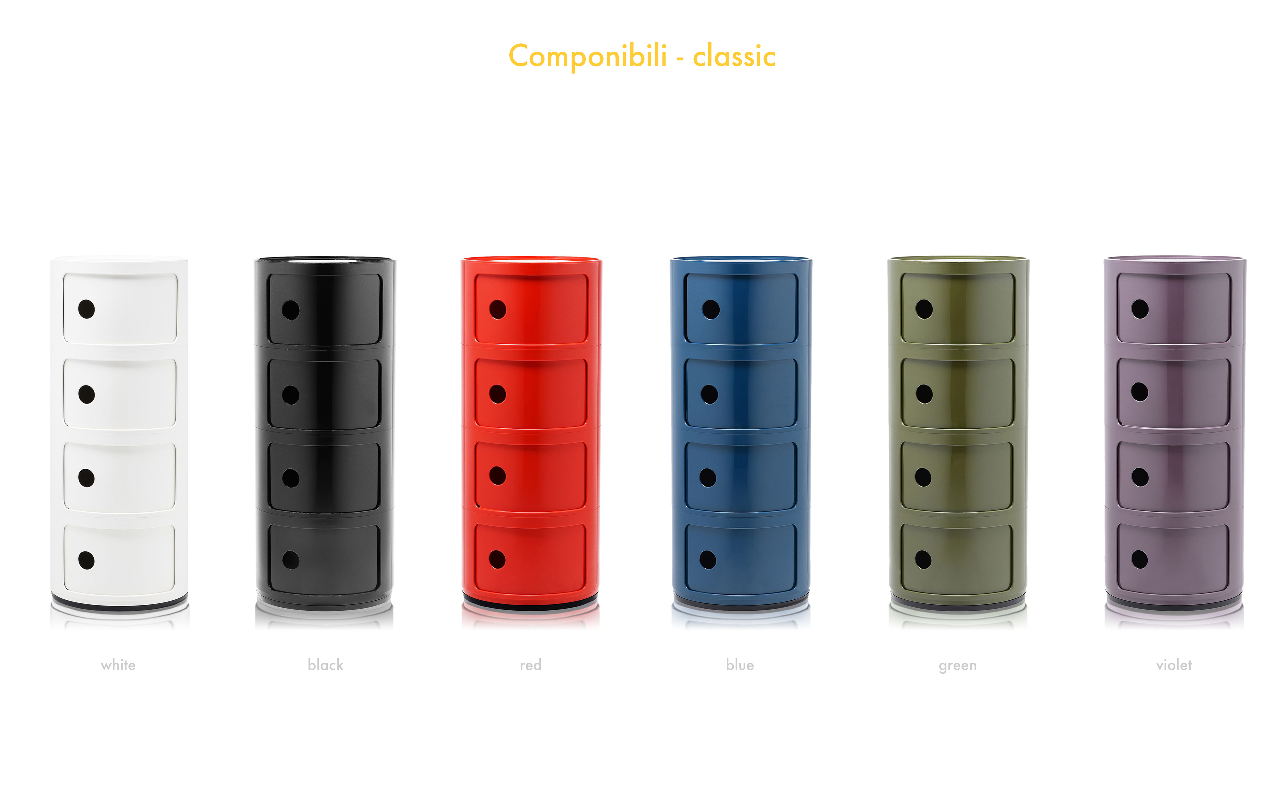 componibili four level storage module