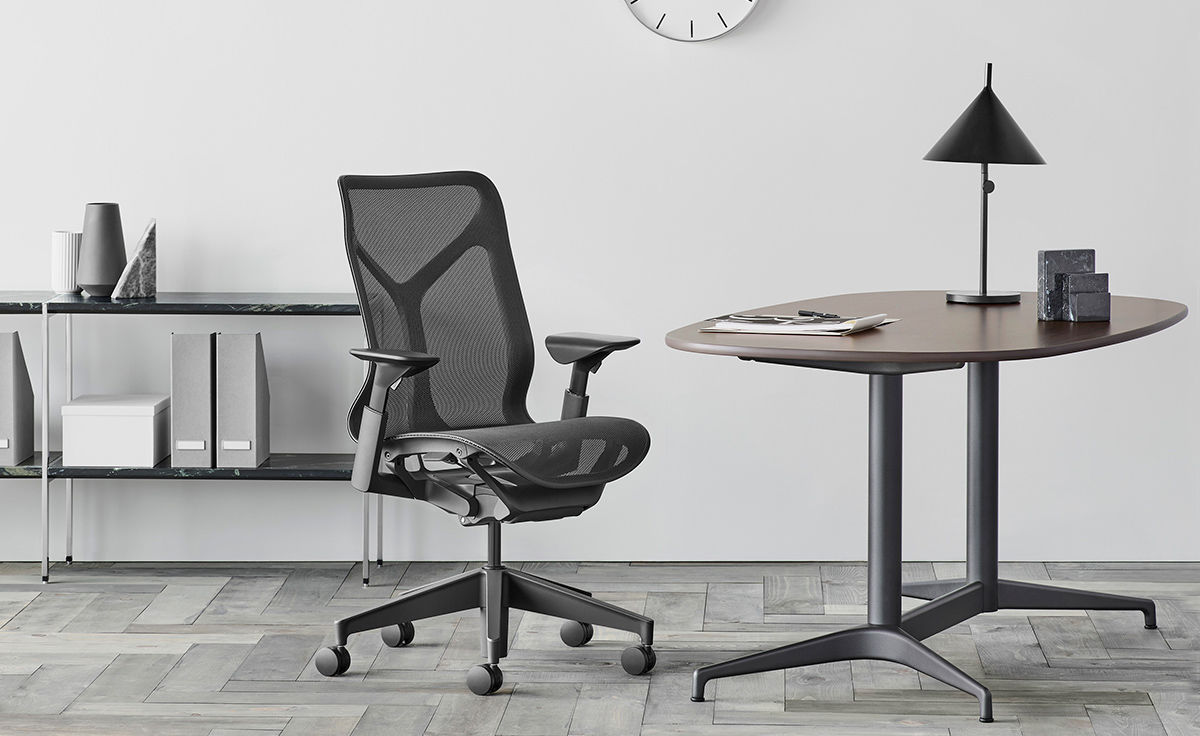 cosm mid back task chair - preconfigured