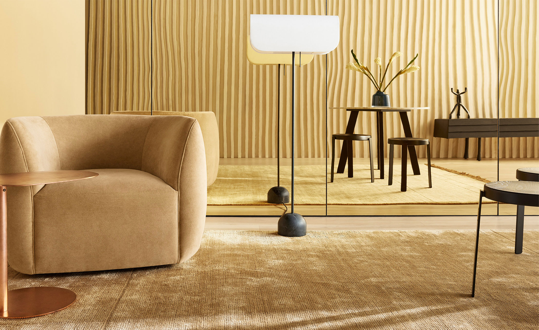 council swivel lounge chair