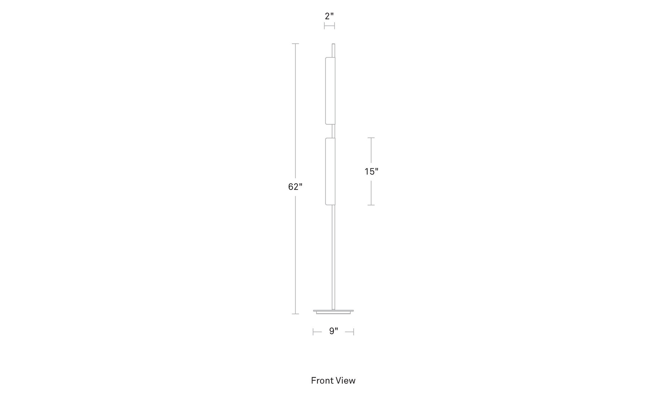 cowl floor lamp