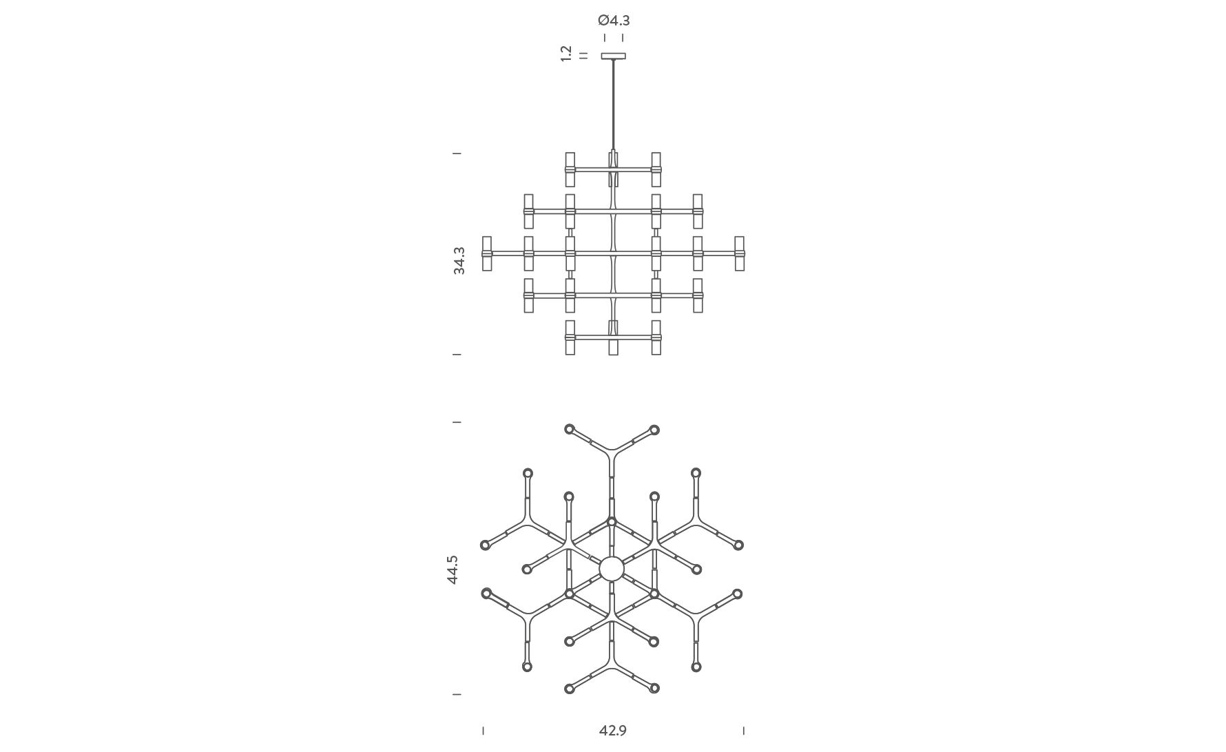 crown major suspension lamp