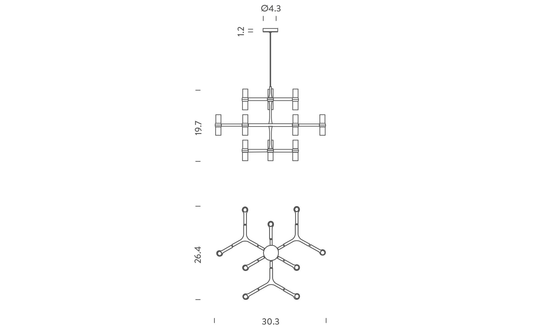 crown minor suspension lamp