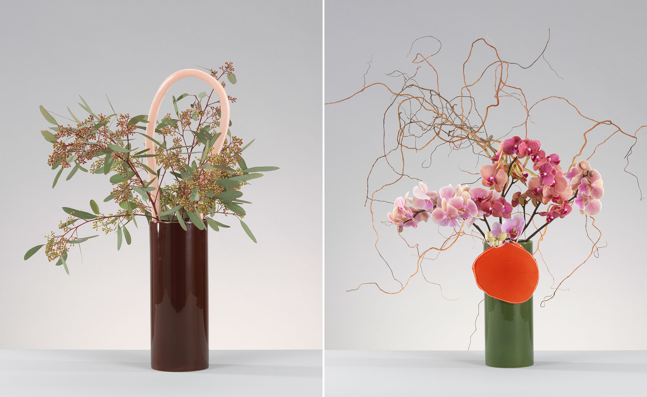 découpage vase feuille