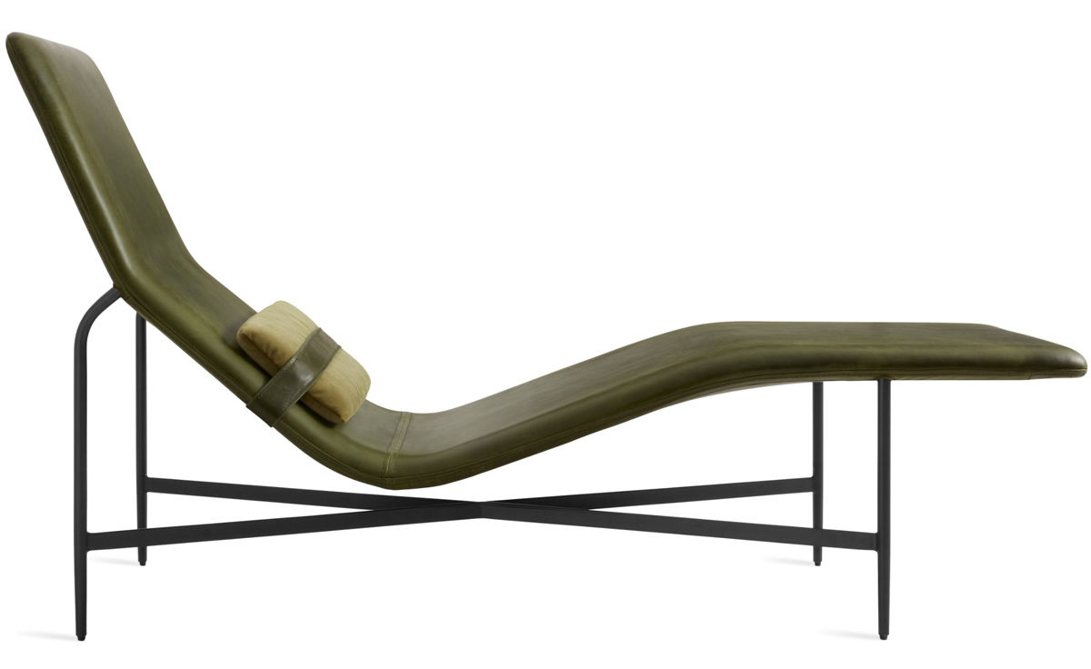 deep thoughts leather chaise lounge