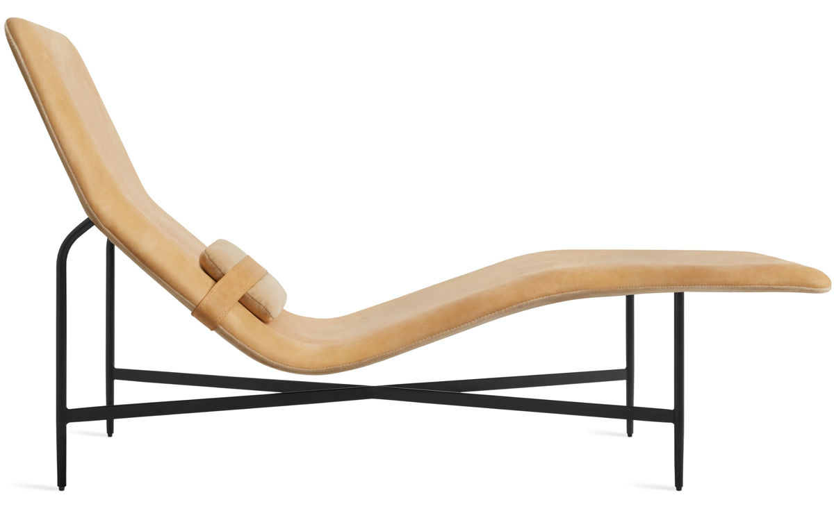 deep thoughts leather chaise lounge