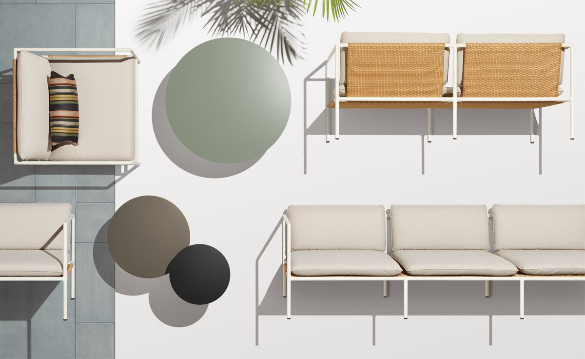 dog days outdoor 2 seat sofa