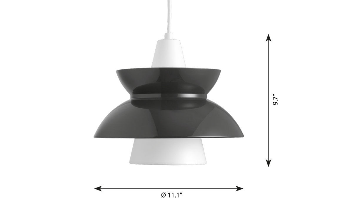 doo-wop suspension lamp