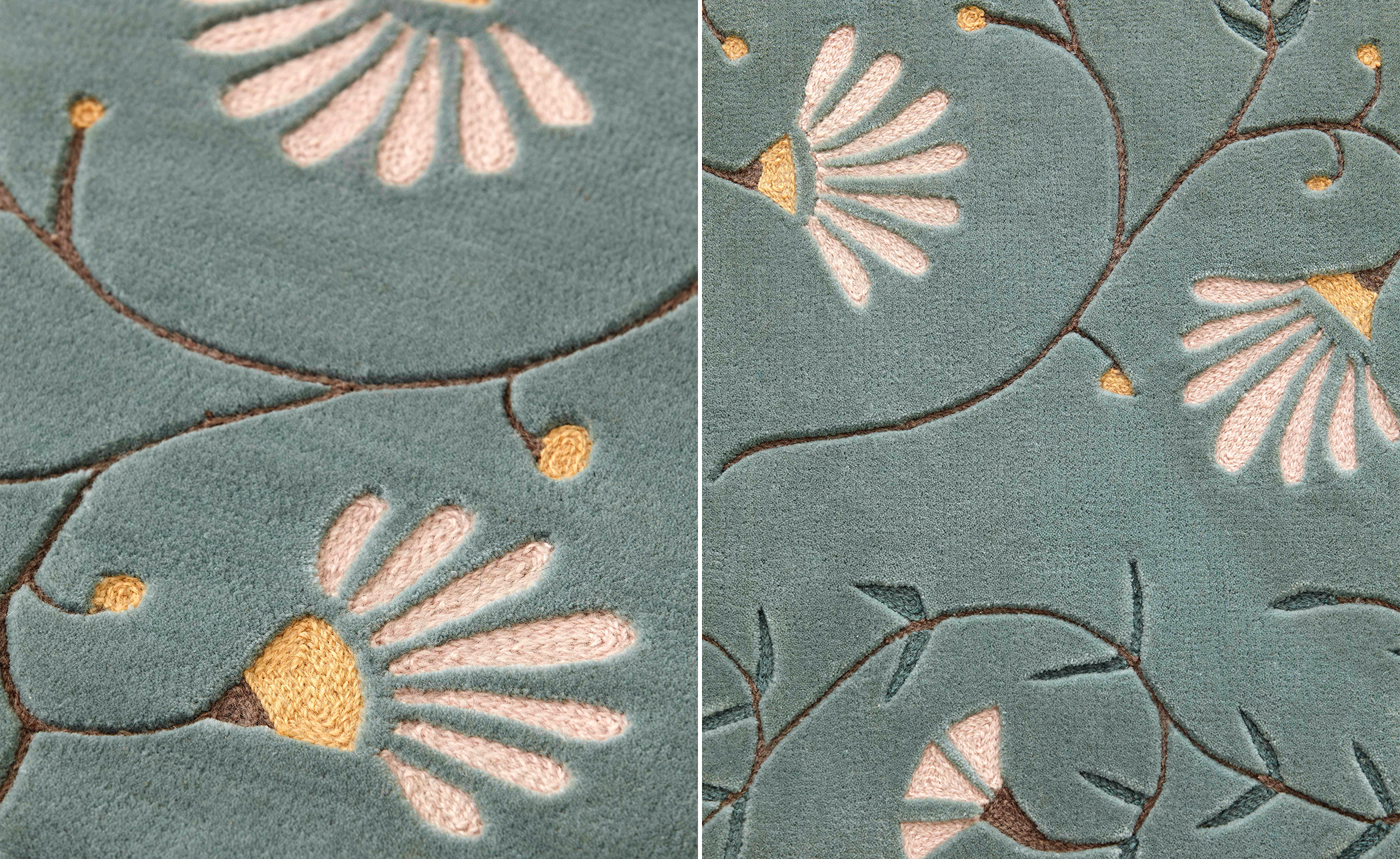 Dreams White Daisy Rug