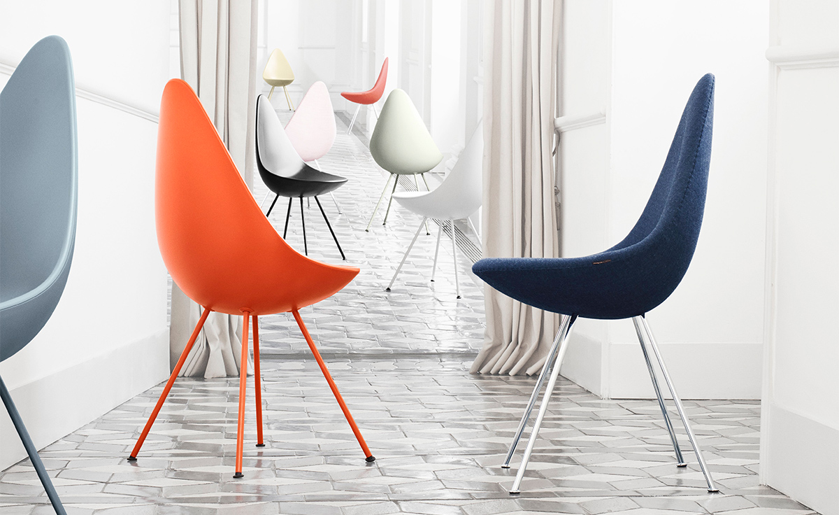 drop chair upholstered