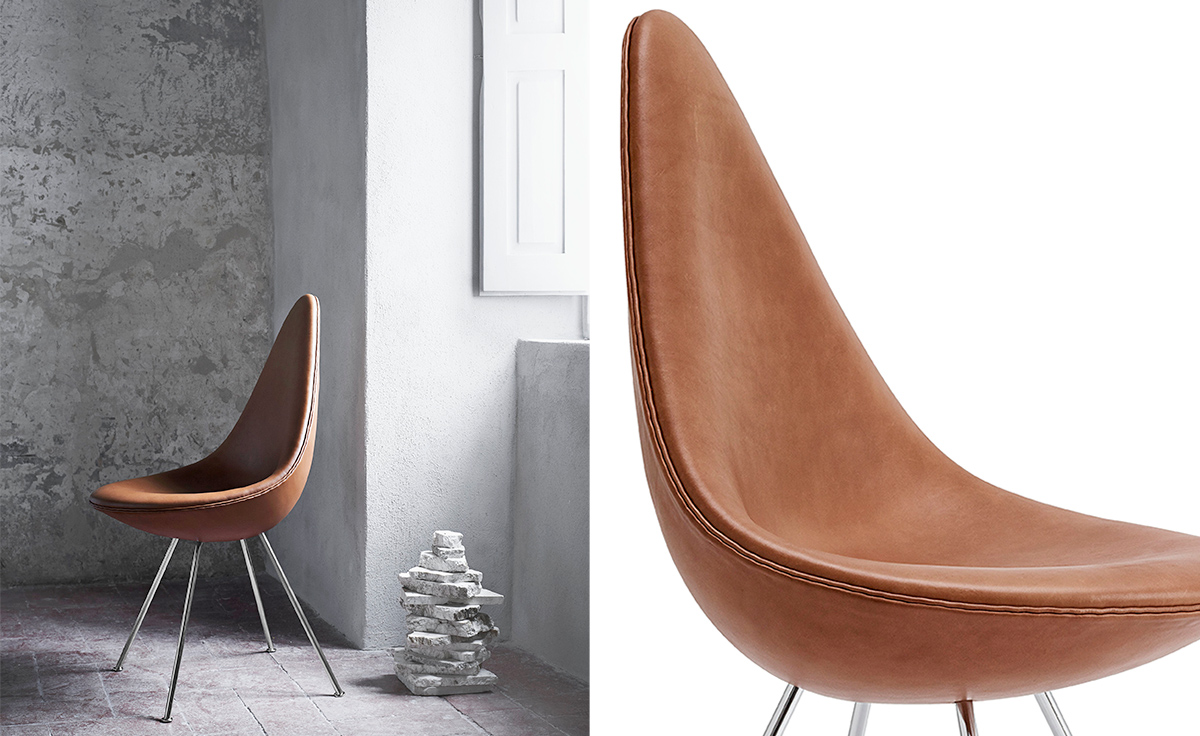 drop chair upholstered