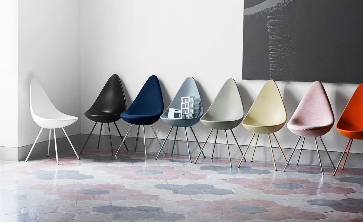 drop chair upholstered