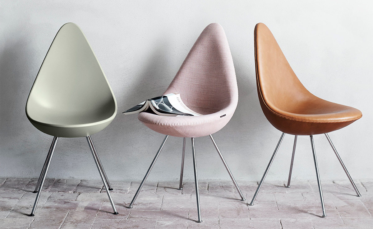 drop chair upholstered