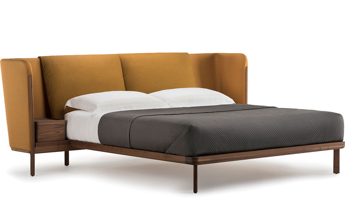 dubois low king size bed with side tables 112a