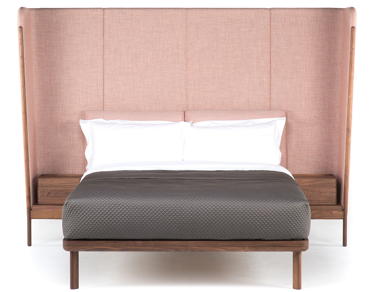 dubois tall king size bed with side tables 110a