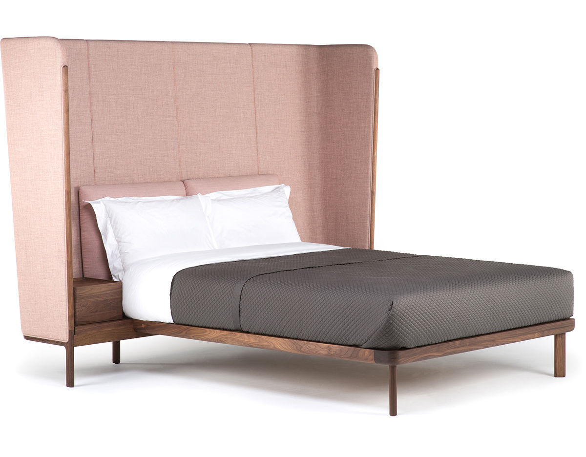 dubois tall king size bed with side tables 110a