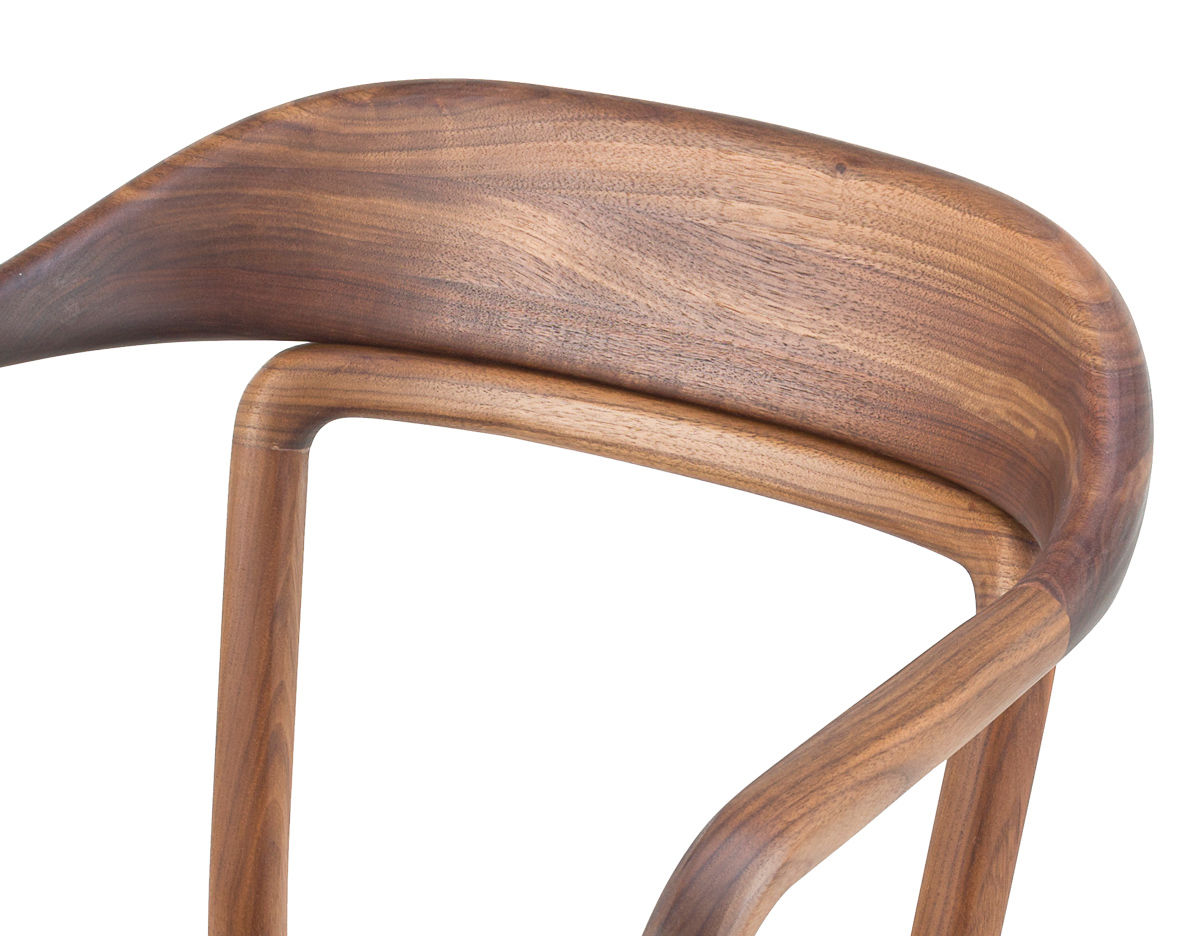 duet chair with timber seat 753