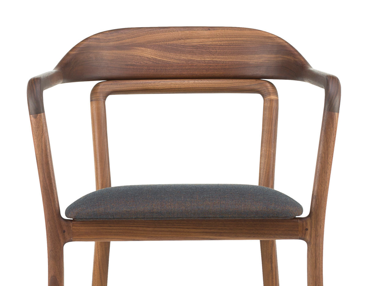 duet chair with upholstered seat 753s
