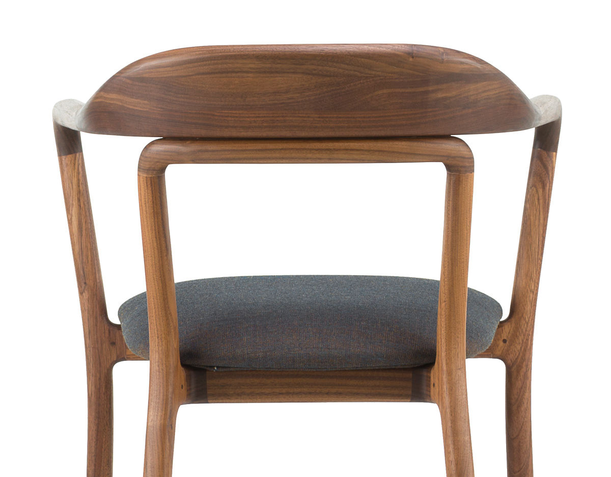 duet chair with upholstered seat 753s