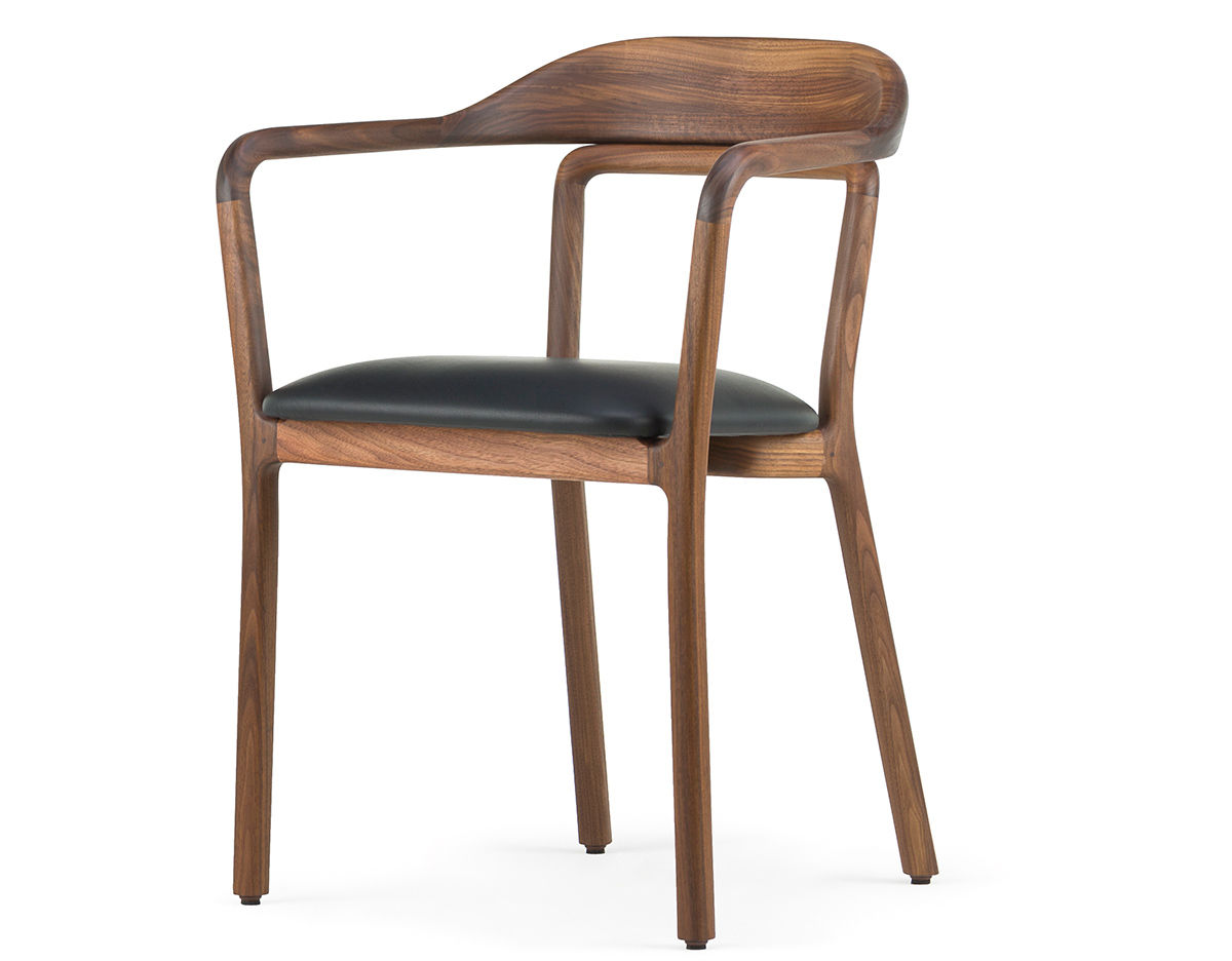 duet chair with upholstered seat 753s